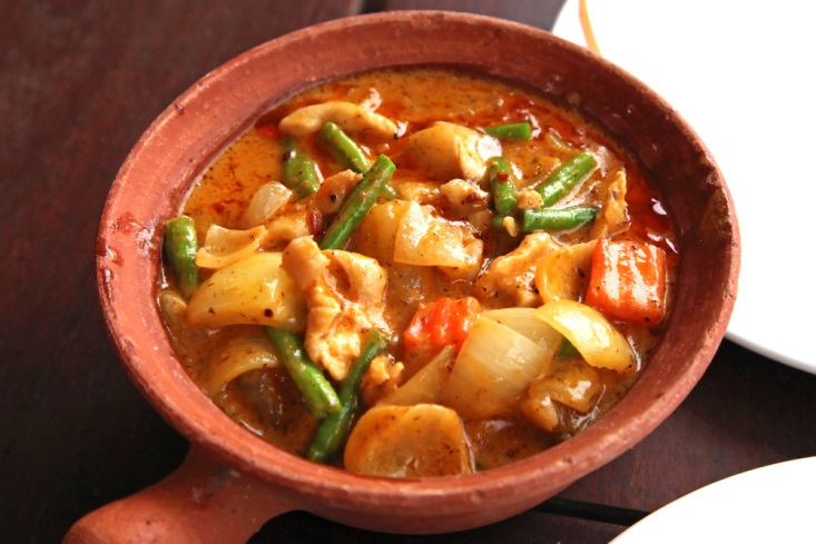 Le curry rouge khmer au Cambodge